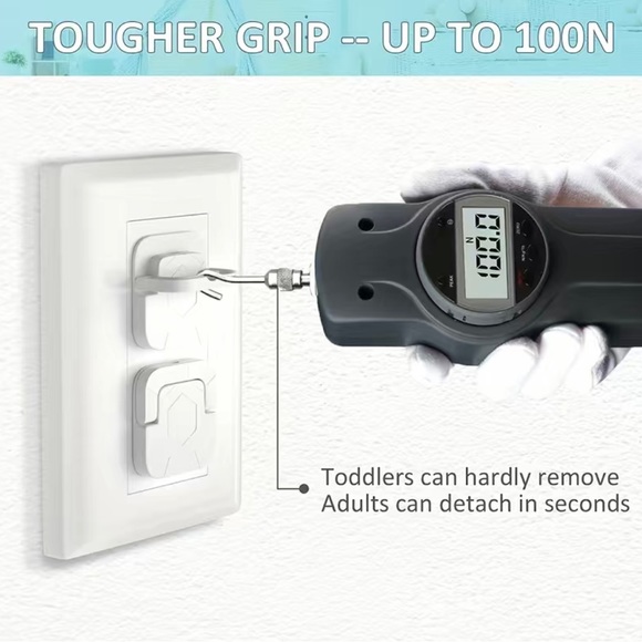 Baby Proof Electrical Covers For Baby Child Proofing Wall Out Let With Pull Ring - Picture 2 of 5